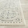 Safavieh Cambridge Hand Tufted Small Rectangle Rugs, Silver and Ivory - 3 x 5 ft. CAM123D-3